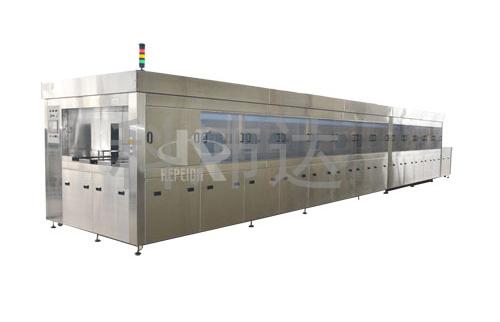 KPDW-QC5000雙通道周轉(zhuǎn)筐噴淋洗凈干燥機(jī)